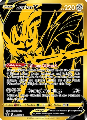 Zacian V Nr. SWSH076 – SCSC Promokarten