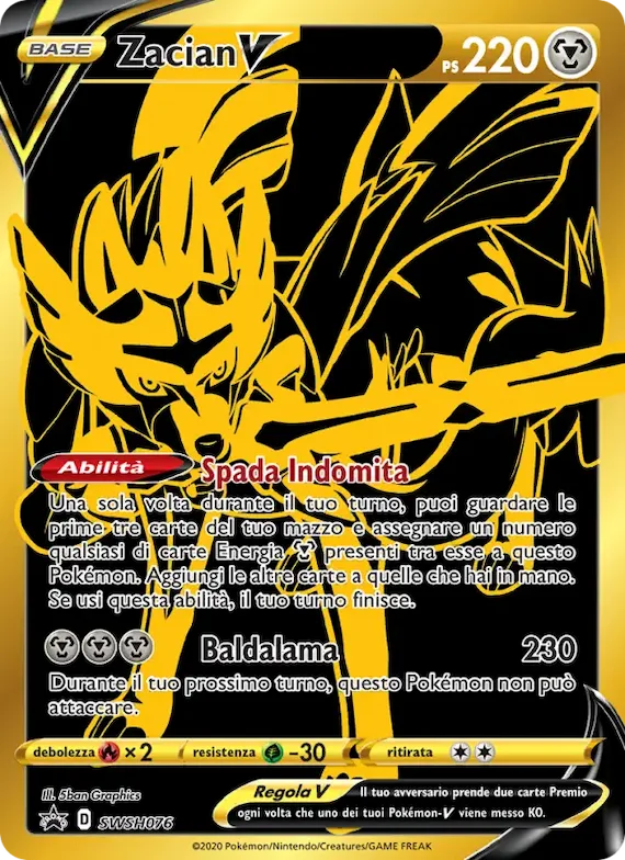 Zacian V SWSH076 – SPSC Promo