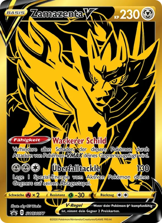 Zamazenta V SWSH077 – SCSC Promokarten