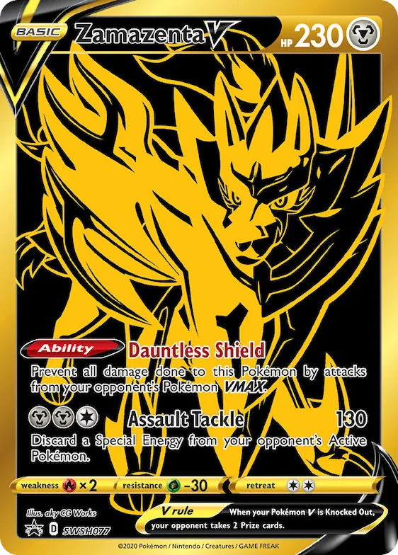 Zamazenta V #SWSH077 – Sword & Shield Promo Cards
