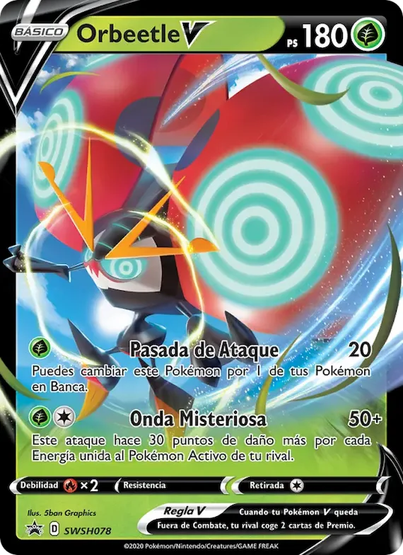 Orbeetle V SWSH078 – Cartas de promoción ESES