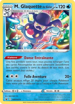 M. Glaquette de Galar n° SWSH079 – Promo SWSH