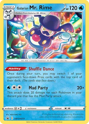 Galarian Mr. Rime #SWSH079 – Sword & Shield Promo Cards