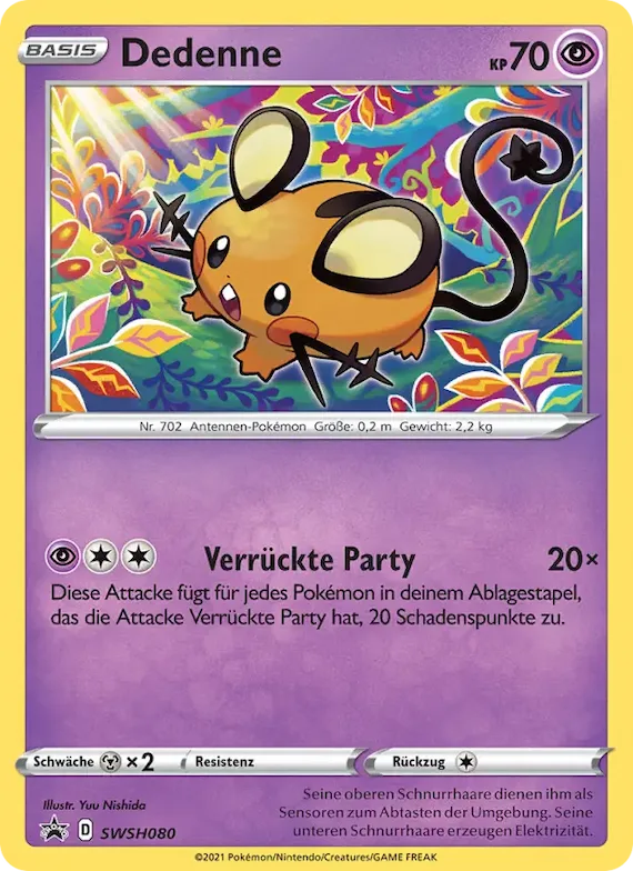 Dedenne SWSH080 – SCSC Promokarten