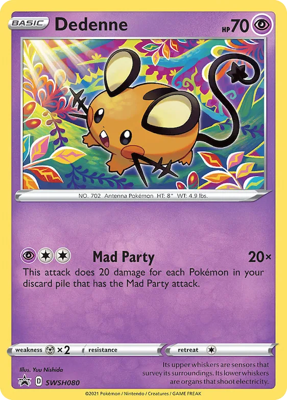 Dedenne #SWSH080 – Sword & Shield Promo Cards