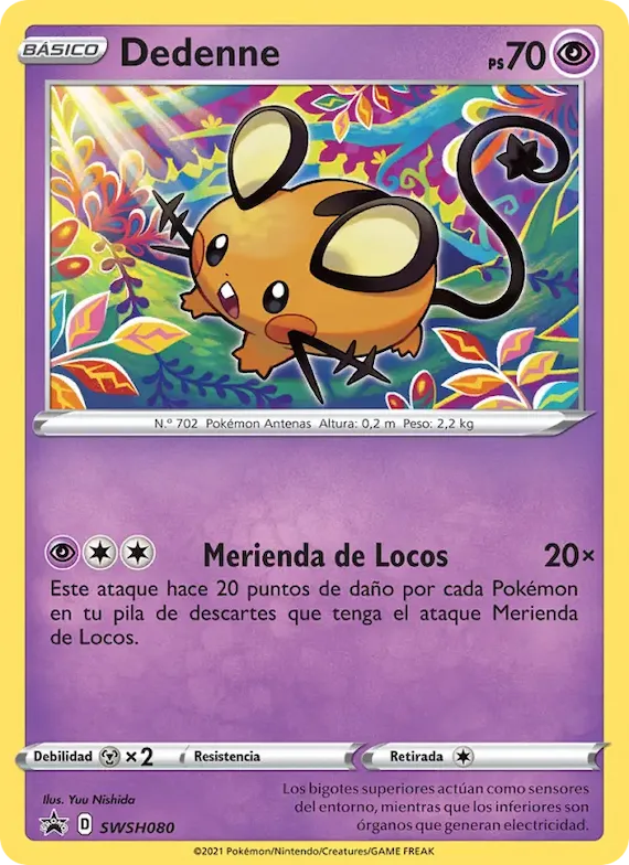 Dedenne SWSH080 – Cartas de promoción ESES