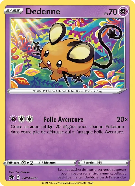 Dedenne SWSH080 – Promo SWSH