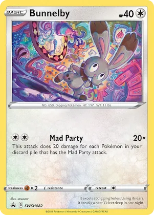 Bunnelby #SWSH082 – Sword & Shield Promo Cards