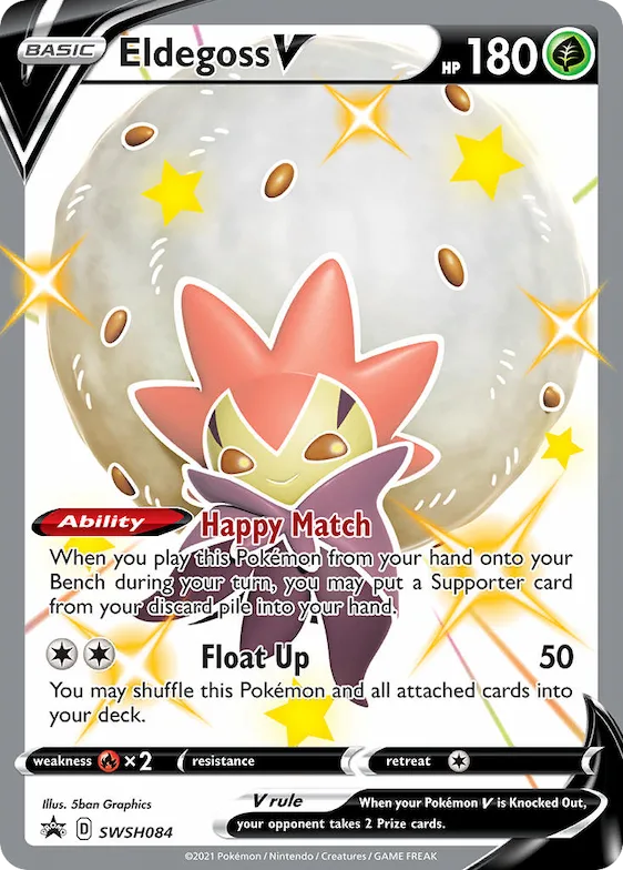 Eldegoss V #SWSH084 – Sword & Shield Promo Cards