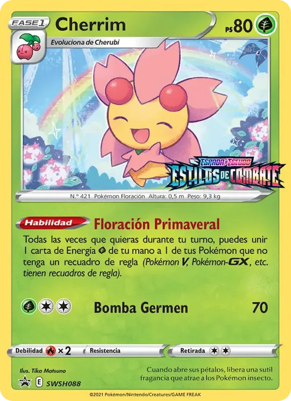 Cherrim SWSH088 – Cartas de promoción ESES
