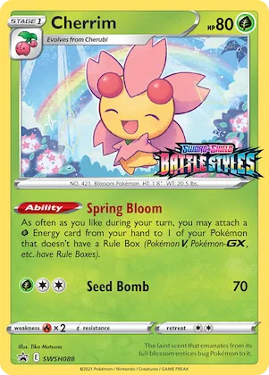 Cherrim #SWSH088 – Sword & Shield Promo Cards