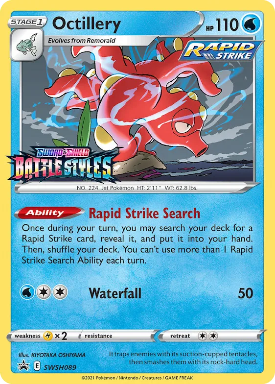 Octillery #SWSH089 – Sword & Shield Promo Cards