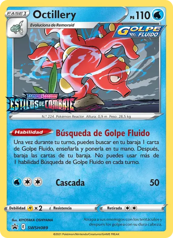 Octillery SWSH089 – Cartas de promoción ESES