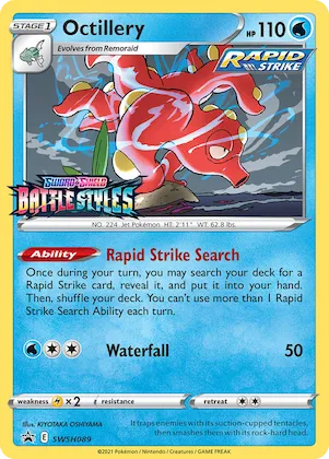 Octillery #SWSH089 – Sword & Shield Promo Cards