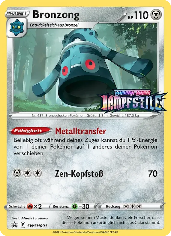 Bronzong SWSH091 – SCSC Promokarten