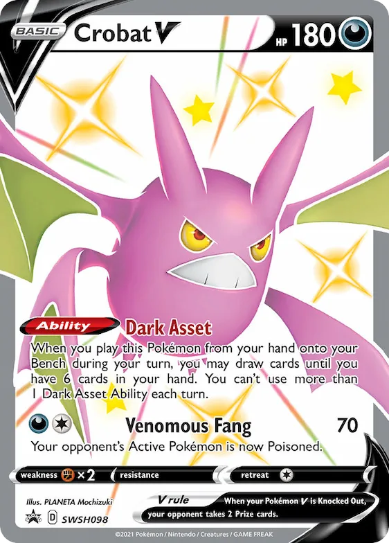 Crobat V #SWSH098 – Sword & Shield Promo Cards