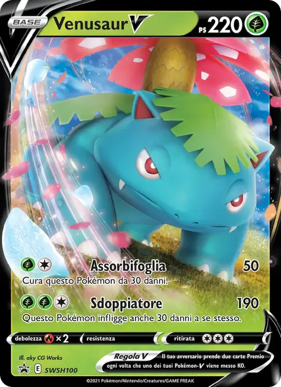 Venusaur V SWSH100 – SPSC Promo