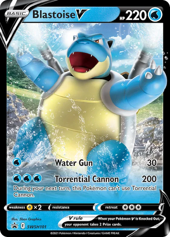 Blastoise V #SWSH101 – Sword & Shield Promo Cards