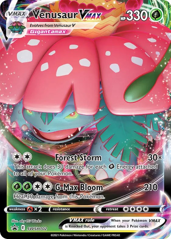 Venusaur VMAX #SWSH102 – Sword & Shield Promo Cards