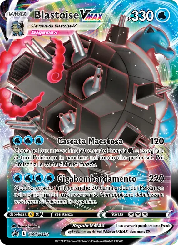 Blastoise VMAX SWSH103 – SPSC Promo
