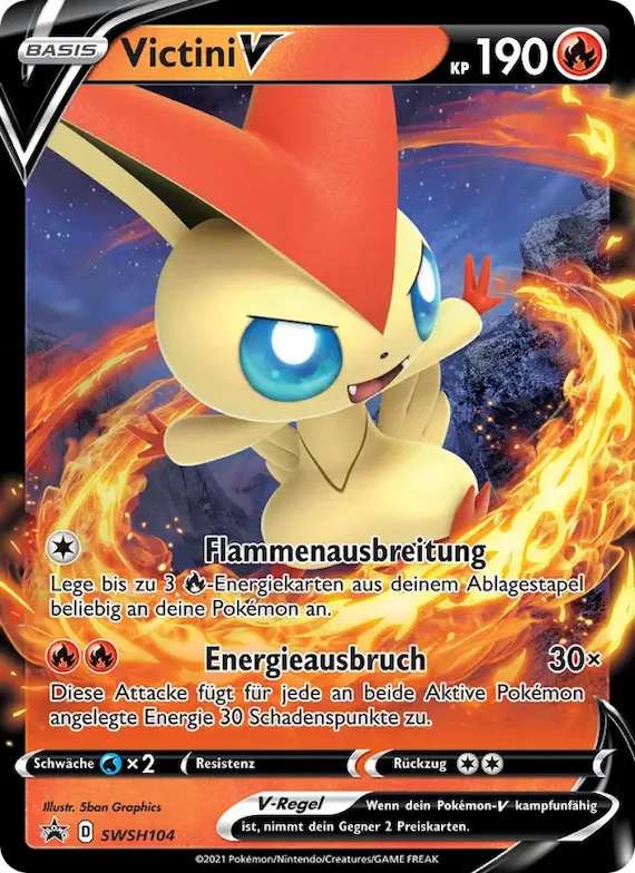 Victini V SWSH104 – SCSC Promokarten