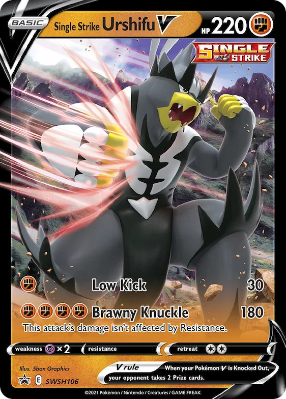 Single Strike Urshifu V #SWSH106 – Sword & Shield Promo Cards