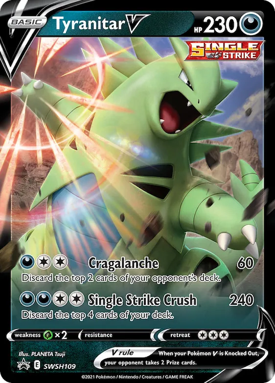 Tyranitar V #SWSH109 – Sword & Shield Promo Cards