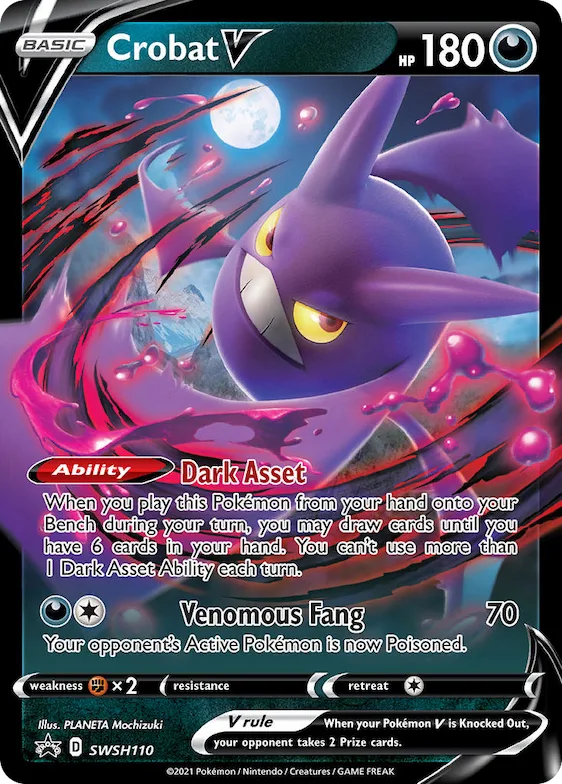 Crobat V #SWSH110 – Sword & Shield Promo Cards