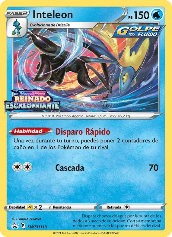 Inteleon SWSH113 – Cartas de promoción ESES