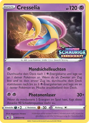 Cresselia Nr. SWSH114 – SCSC Promokarten