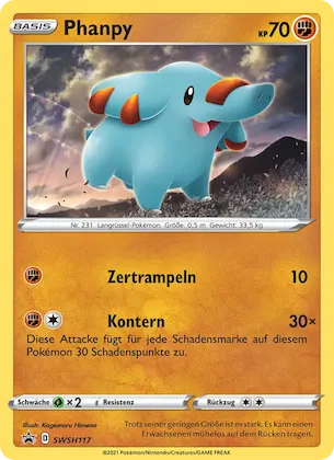 Phanpy Nr. SWSH117 – SCSC Promokarten