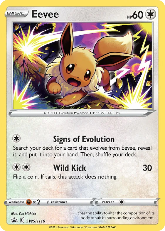 Eevee #SWSH118 – Sword & Shield Promo Cards