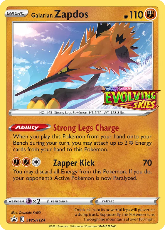 Galarian Zapdos #SWSH124 – Sword & Shield Promo Cards