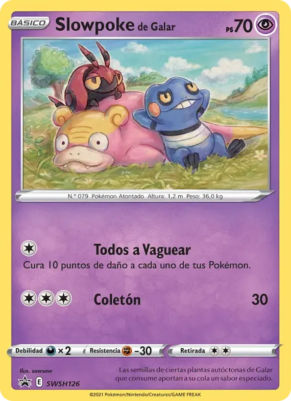 Slowpoke de Galar SWSH126 – Cartas de promoción ESES