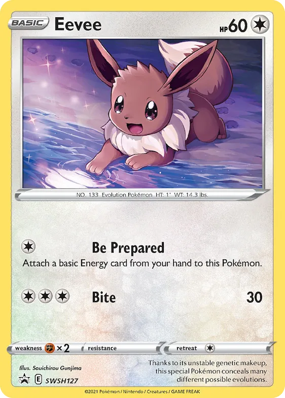 Eevee #SWSH127 – Sword & Shield Promo Cards