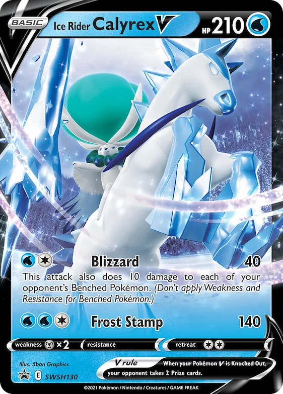 Ice Rider Calyrex V #SWSH130 – Sword & Shield Promo Cards