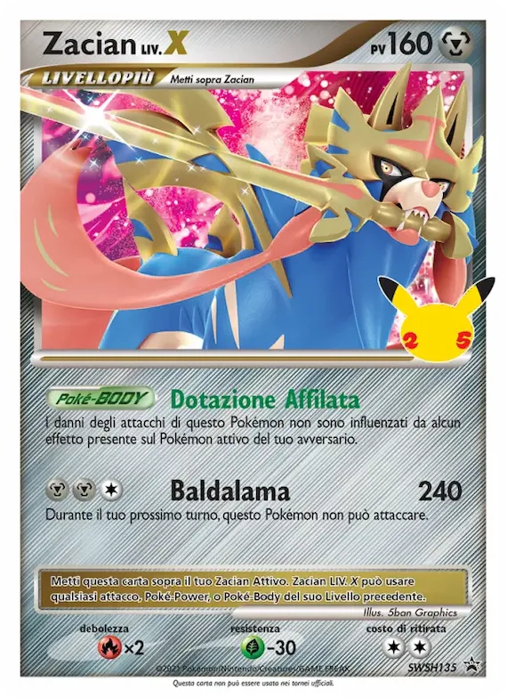 Zacian SWSH135 – SPSC Promo