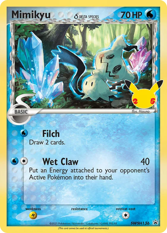 Mimikyu δ #SWSH136 – Sword & Shield Promo Cards