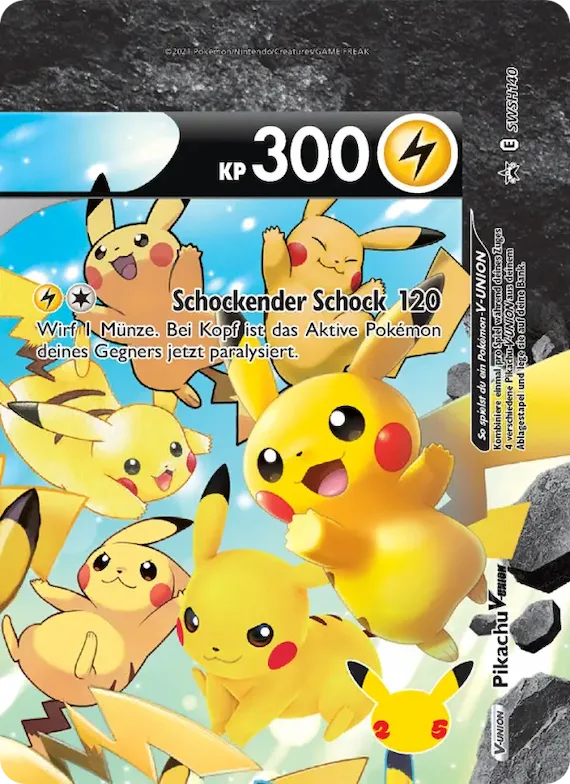 Pikachu V-UNION SWSH140 – SCSC Promokarten