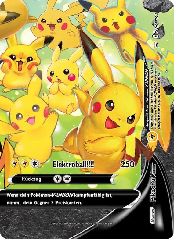 Pikachu V-UNION SWSH142 – SCSC Promokarten