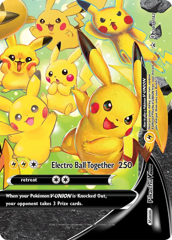 Pikachu V-UNION #SWSH142 – Sword & Shield Promo Cards