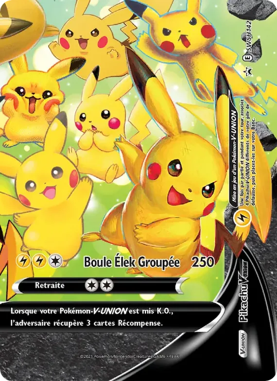 Pikachu V-UNION SWSH142 – Promo SWSH