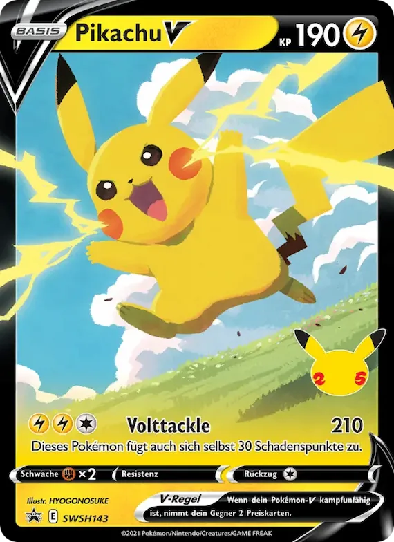 Pikachu V SWSH143 – SCSC Promokarten