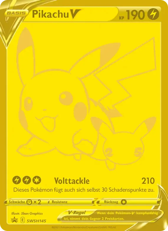 Pikachu V SWSH145 – SCSC Promokarten