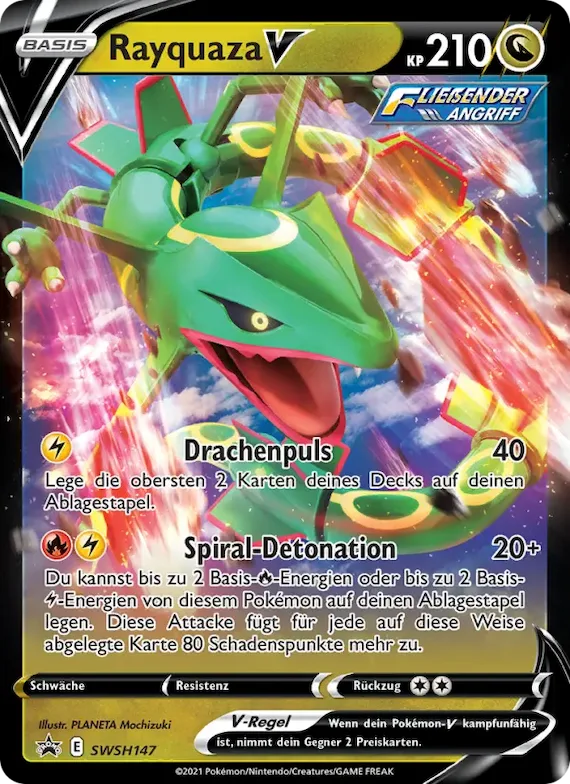 Rayquaza V SWSH147 – SCSC Promokarten