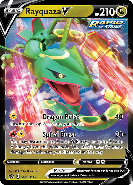 Rayquaza V #SWSH147 – Sword & Shield Promo Cards