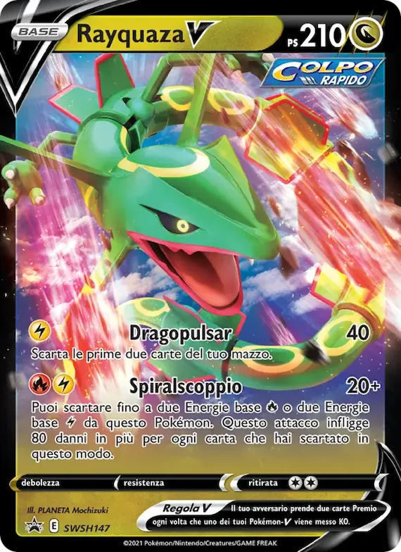 Rayquaza V SWSH147 – SPSC Promo