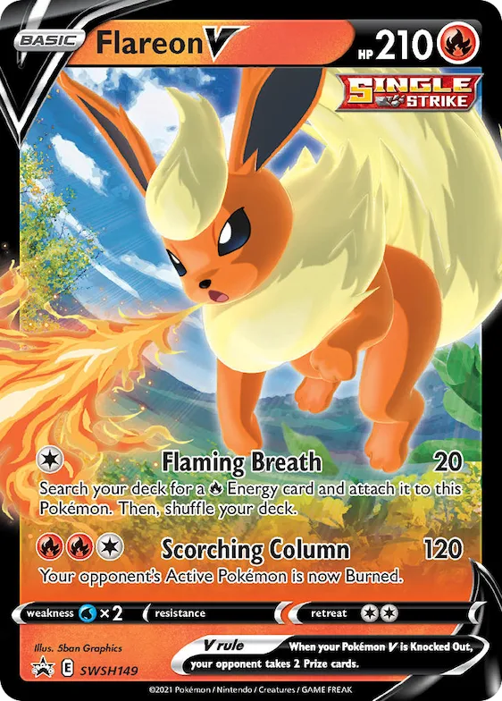 Flareon V #SWSH149 – Sword & Shield Promo Cards