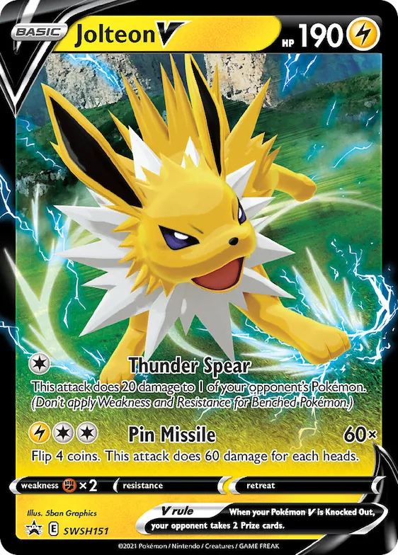 Jolteon V #SWSH151 – Sword & Shield Promo Cards