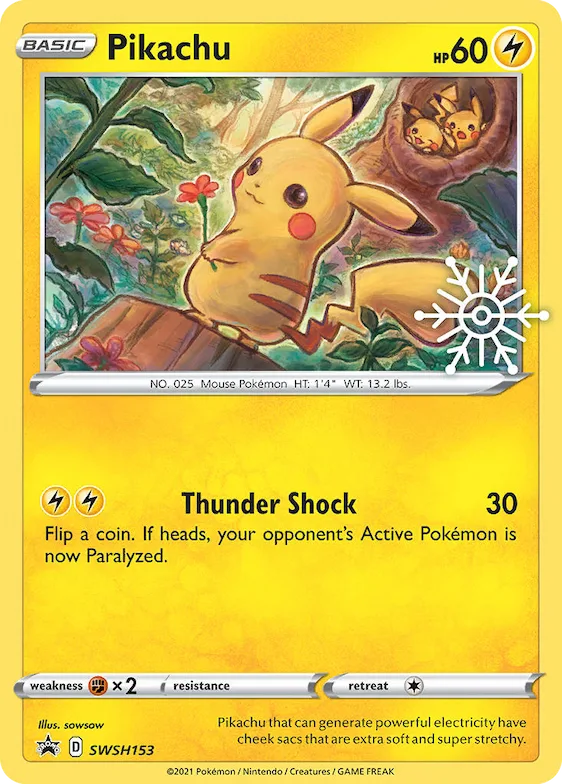 Pikachu #SWSH153 – Sword & Shield Promo Cards